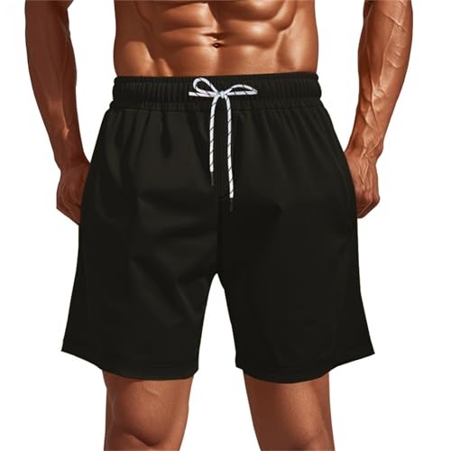 Mens Quick Dry Shorts with Zipper Pockets Basketball Gym Workout Athletic Shorts Outdoor Running Pants Swimming Trunks2