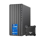 HP Newest Envy Intel i7 Tower Desktop, Intel i7-14700 (Beats Intel i9-12900), 32GB RAM, 1TB PCIe M.2 SSD, Wi-Fi 6, SD Card Reader, Windows 11 Home, Black, with External 512GB SSD Bundle