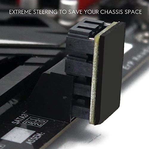 Adaptador SATA 7Pin Doble Ángulo 180° para PC miniatura 3