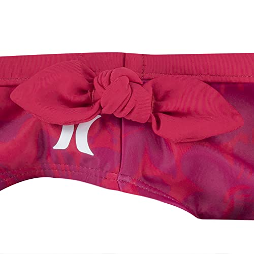 Image of Hurley girls 2-piece Swimsuit Bikini Set, Candy Pop, Large US