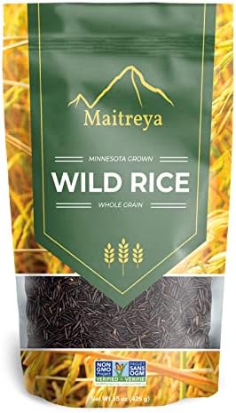 100% All Natural NON-GMO Minnesota Wild Rice 15oz