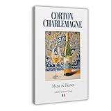 corton charlemagne grand cru 2018 Les affiches sur toile se distinguent des affiches en papier car elles ne se détériorent pas en raison de facteurs environnementaux tels que l'humidité.