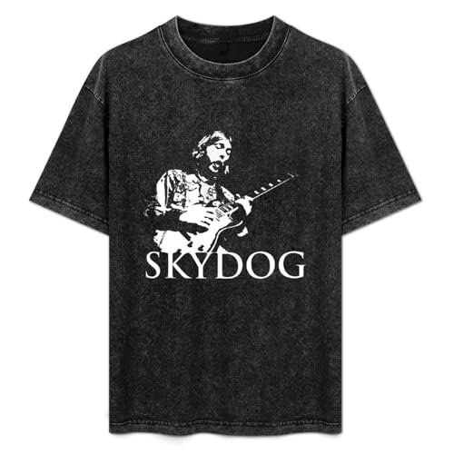 Photo de Duane Allman Ultra Skydog T-shirt à col rond et manches courtes pour homme, Noir , L