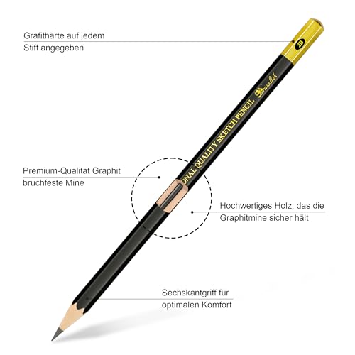 Kunststifte Skizzieren Zeichnen Set