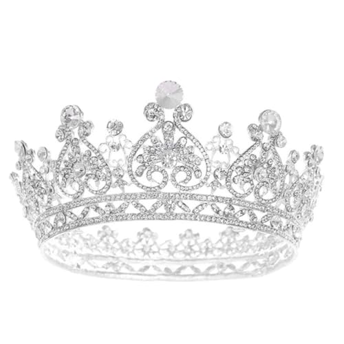 Corona de aleación plateada para fiestas y banquetes elegantes