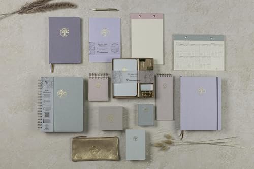 Clairefontaine 116248C - Inspire, Bloc cube, Toile du Marais, 11x11x4cm contenant 300 feuillets unis 9,8x9,8 cm