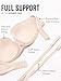 Smart & Sexy womens Full Support Light Lined Strapless Bra, In the Buff, 32C US