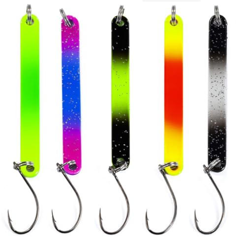 Hsthe Sea Trout Stick Spoon Set, 5pcs 2.5 G, Thunder Stick Trout Bait Set For Trout Fishing Trout Dough Trout Bait - Spoons Trout