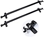 TBVECHI Roof Rack, Car Top Roof Rack Cross Bar Luggage Carrier Adjustable Window Frame Black Roof Bars