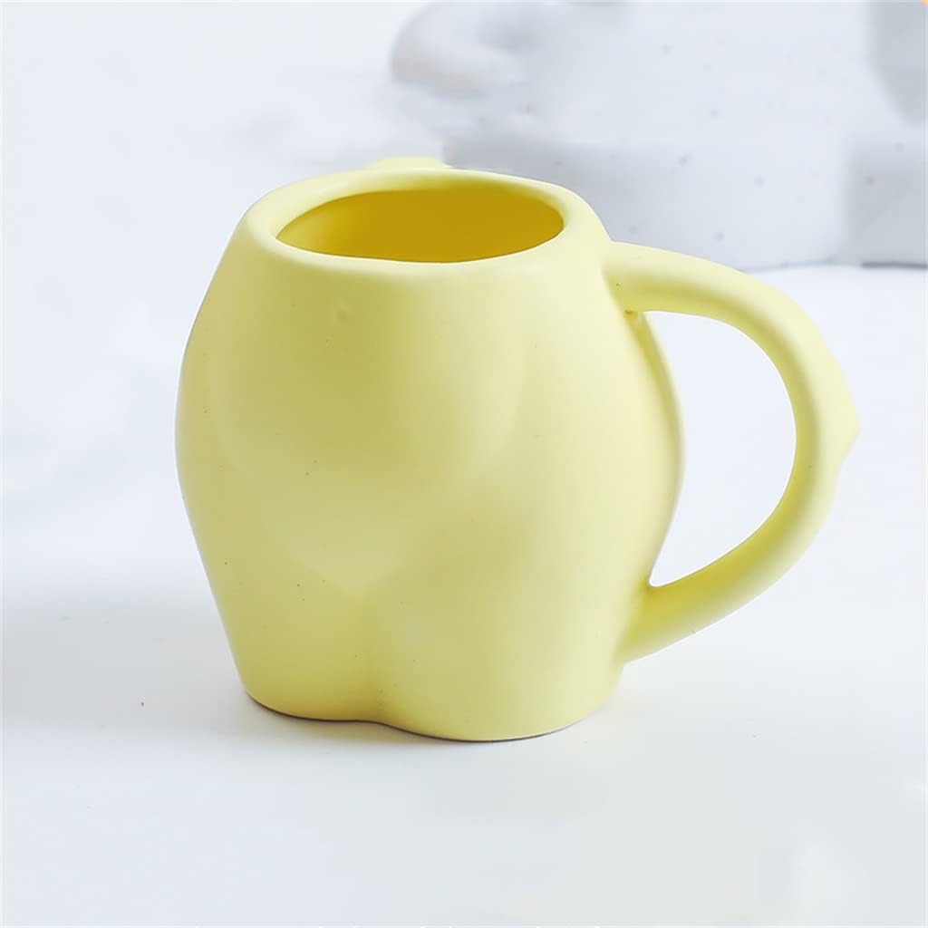 Ceramic cup milk coffee Mug abstract Body shapee Home Decoration(Onecolor)