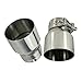 1Pcs Car Muffler Exhaust Tips Pipes Clamp Bolt Connection Stainless Steel Compatible With BMW M2 F87 M3 F80 M4 F82-70mm Inlet 2.75inch