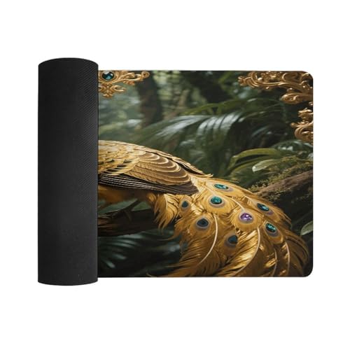 Golden Bird Desk Mat Fashion Large Mouse Mat Non-Slip miniatura 3