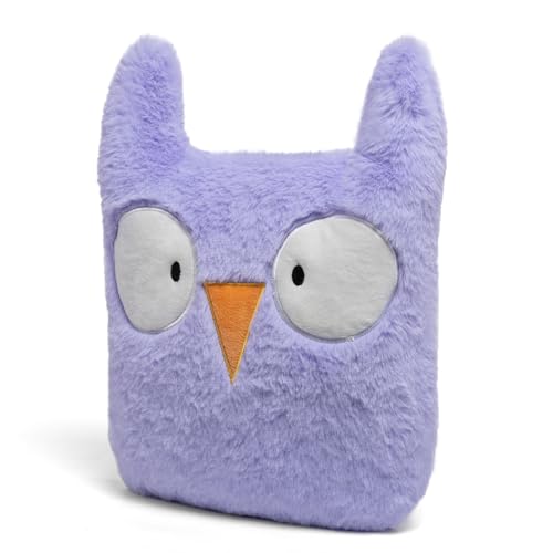 Image of Mirada Owl Face Soft Toy - Purple | Adorable Owl Design for Kids' Room Decor | Soft and Cozy Face Soft Toy -30 cm