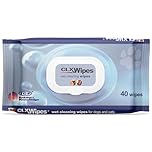 ICF | CLX Cat & Dog Wipes | Deep Cleansing Wipes for Paws, Skin Folds & Ears | Supports Healthy Skin & Odor Control | 40 Count