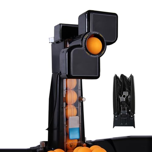SHANGDAOYU Máquina De Ping-Pong con Red De Recogida Pelotas, Máquina Automática De Ping-Pong, Soporta Pelotas De Ping-Pong De 40mm+, con Controlador Inteligente,se Puede Utilizar for Entrenamiento