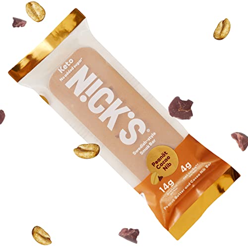 Nick's Smak Bar, barra proteica sabor Peanut Cacao Nib miniatura 2