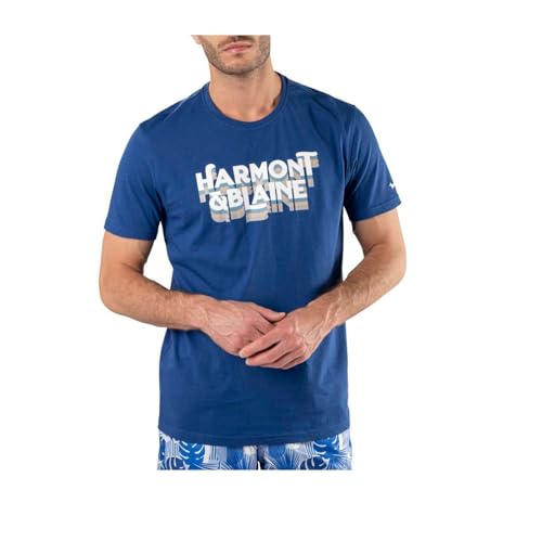 Harmont & Blaine Camiseta de manga corta IRH167021055, azul turquesa, XS