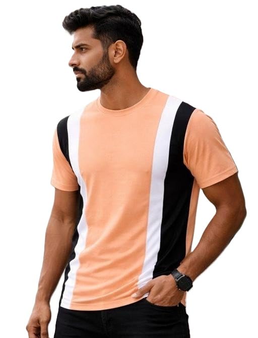 Core Collection Men's Trendy Crew Neck T Shirt with Casual Styling and Daily Comfort-picture-39