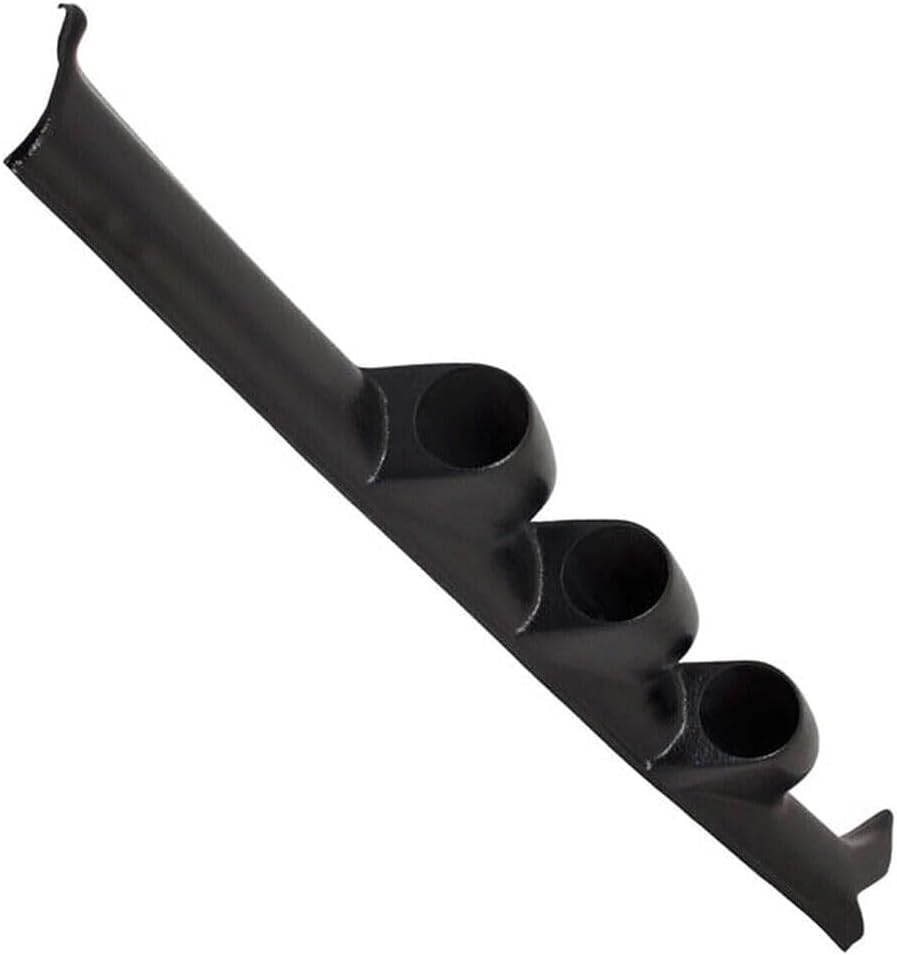 Black Triple Gauge 52 mm Pillar ABS Plastic for Honda for Civic 1988-1991