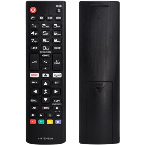 Mando Universal TV LG AKB75095308 - Reemplazo Mando LG Smart TV con identicas Funciones