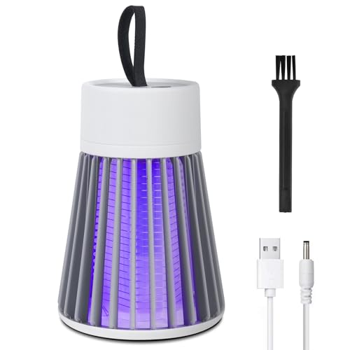 Mineup Lámpara Antimosquitos Eléctrico, USB mata mosquitos electrico, Mata Mosquitos Portátil, UV Eliminador de Insectos, lampara mosquitos para Cocina Interior Exterior Camping
