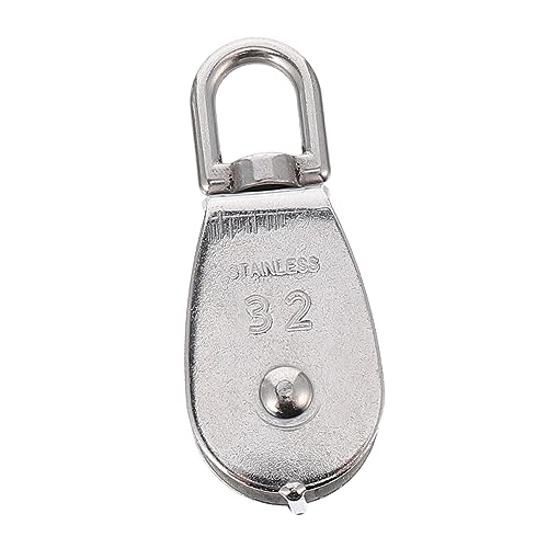 NAMOARLY Single Roller Pulley for Exercise Wheel Stainless Steel Gym Pulley Hanging Wire Towing Wheel