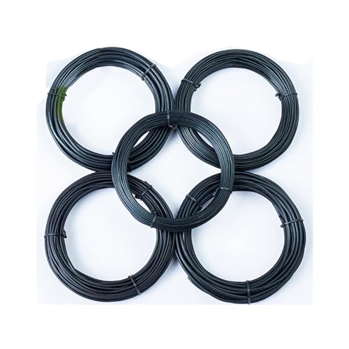 DryiC Bonsai Tree Alluminio Anodizzato Filo per Bonsai Filo di Alluminio Adatto per Bonsai Intrecciati, 5 Pezzi