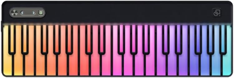 PartyKeys 36-Key Light-Guided MIDI Keyboard   LED Light-Up Keys, Bluetooth MIDI & USB-C Controller, Expandable Modular Keyboard System, Portable MIDI Keyboard for Beginners & Music Creators