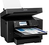 Epson Workforce Pro WF-78 Series Wireless All-in-One Inkjet Printer, Wide-Format Printing up to 13' x 19', Auto Duplex Print, Copy Scan Fax, Two 250-Sheet Trays, 50-Sheet ADF