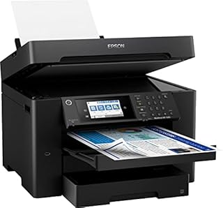 Epson Workforce Pro WF-7840 Wireless All-in-One Inkjet Printer, Wide-Format Printing up to 13