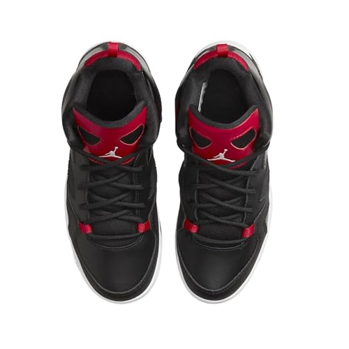 Jordan Flight Club '91 Little Kids' Shoes (DM1686-006, Black/University Red/White) Size 123