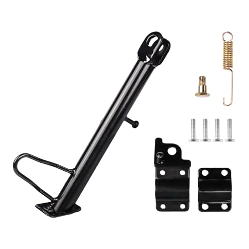 HNsdsvcd Cavalletto laterale di ricambio per moto, con accessori di montaggio, 14-24 cm, cavalletto per moto