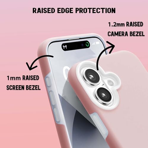 Image of Kratos Soft Silicone Case Cover Compatible with iPhone 16 Plus - Everyday Comfort Protection, Wireless Magnetic Charging Case with Raised Edge Camera & Screen Protection, Shock-Resistant Design