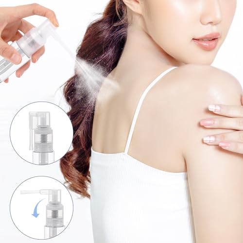 KALIONE 2 Stück 35 ml Glitzer-Staubsprüher, Tragbar, Abnehmbarer Reise-Sprühflaschenbehälter, Transparente Bastel-Glitzer-Sprühflasche für Bastelkarten, Mehrzweck-Sprühflasche aus leerem Kunststoff