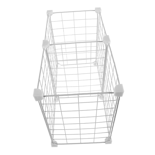 PEPLAYTAL Organizador de Congelador Metálico Resistente Divisor de Compartimentos para Refrigerador y Arcón Diseño Apilable para Optimizar Espacio y Organizar Alimentos