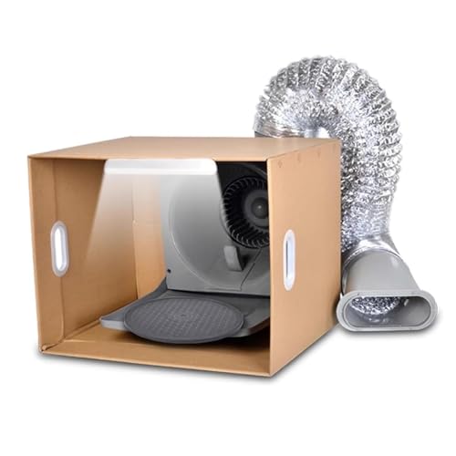 Spray Booth Kit with LED Light and Turntable