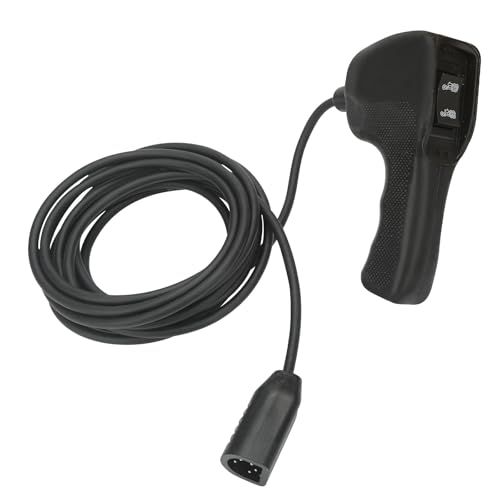 83665 Winch Remote Controller Replacement for WARN M8000 M10000 M12000 VR12000 VR8000 Zeon 10S XD9000 HS9500 5-Pin Plug-in Handheld Remote Switch with 12FT D-Type Cable for Truck Offroad Recovery