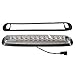 Partsam High Mount Stop Light Led Third 3rd Brake Light Replacement for Silverado and Sierra 1500 2500HD 3500HD 2007-2014 Rear Cab Top Roof Tail Cargo Light Lamp(Chrome Housing Clear Lens)