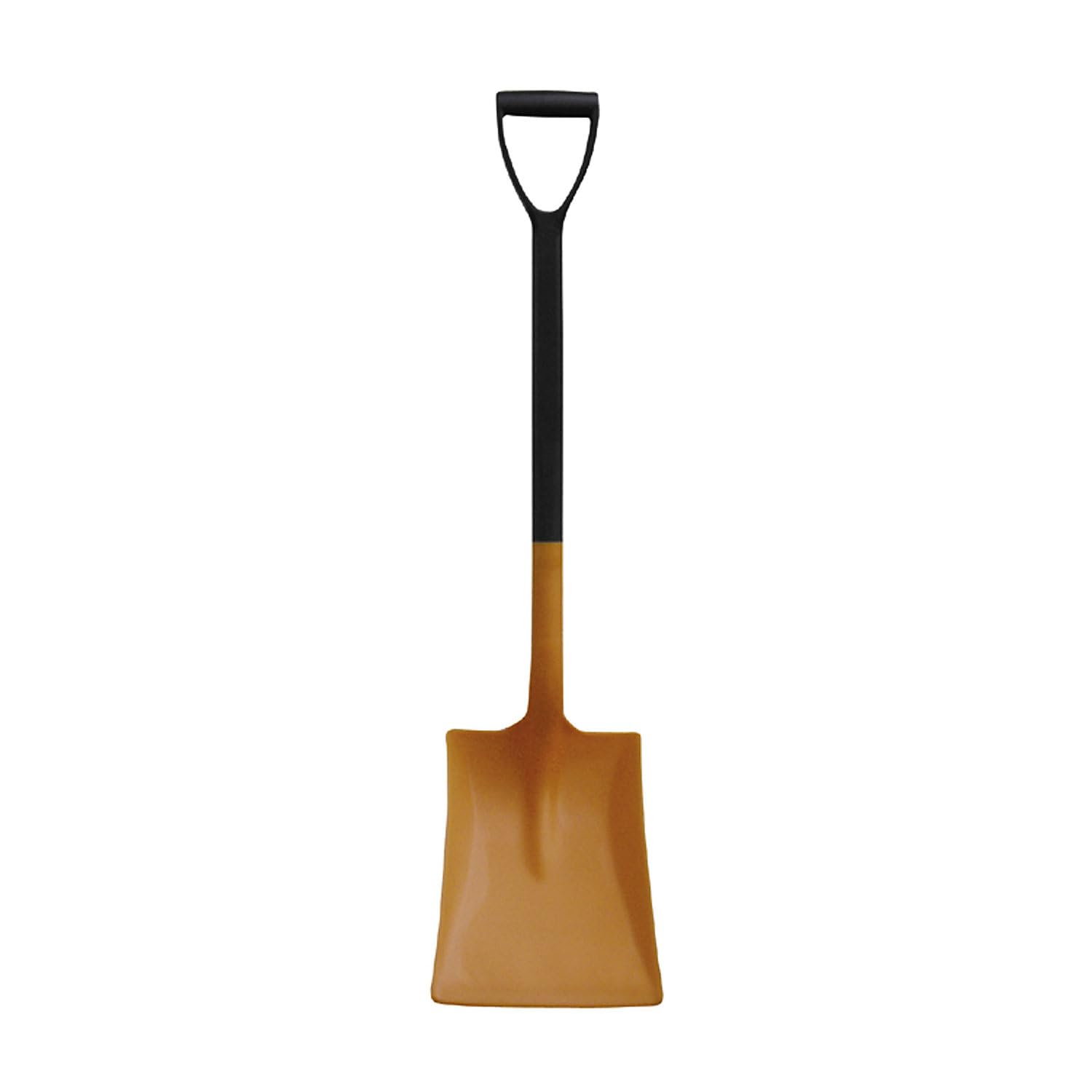 CEMO PP03 Allzweckschaufel mit D-Griff, Orange-schwarz, 98 cm