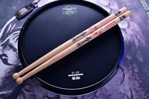 Hun 742089878476 Extra Heavy Marching Drumstick-Exhausted thumb #2