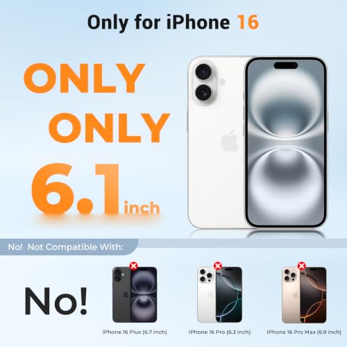 Coque iPhone 16 antichoc de qualité militaire vnnink mate et fine
