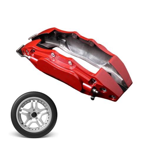 Generisch Sportliche Bremssattelabdeckung Rot 2 Stück