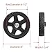 Parts Camp Lawn Mower Wheels 8 inch Wheels for Push Mower (Set of 2) Wheel kits