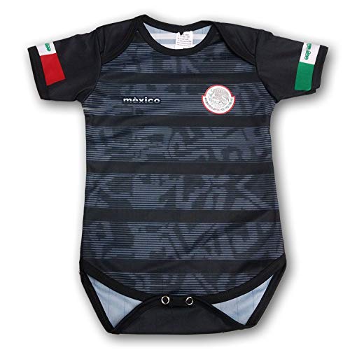 Image of ESF Mexico Soccer 2018 Baby Bodysuit Mameluco Jumpsuit (12-18 Months) Green