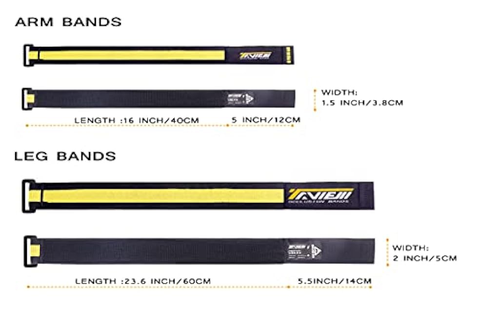 Occlusion Bands,4 Pack (2 Bicep Bands,2 Leg Bands), Comfortable Elastic Bands for Blood Flow Restriction Training and Fast Muscle Growth Without Lifting Heavy Weights