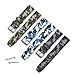 GEVENLCCKB Camo Silicone Watch Band 20mm 22mm 24mm Rubber Bracelet Universal Quick Release Replacement Strap Sports Soft(Army green,20mm)