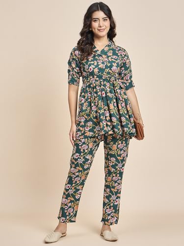 Image of Truvon Fashions Women's Co-Ords Set, Kurta and Pant Set
