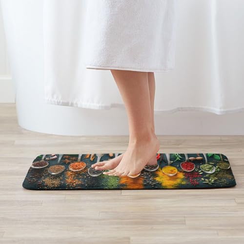 Tapete antideslizante lavable 20x31.5in blanco miniatura 2