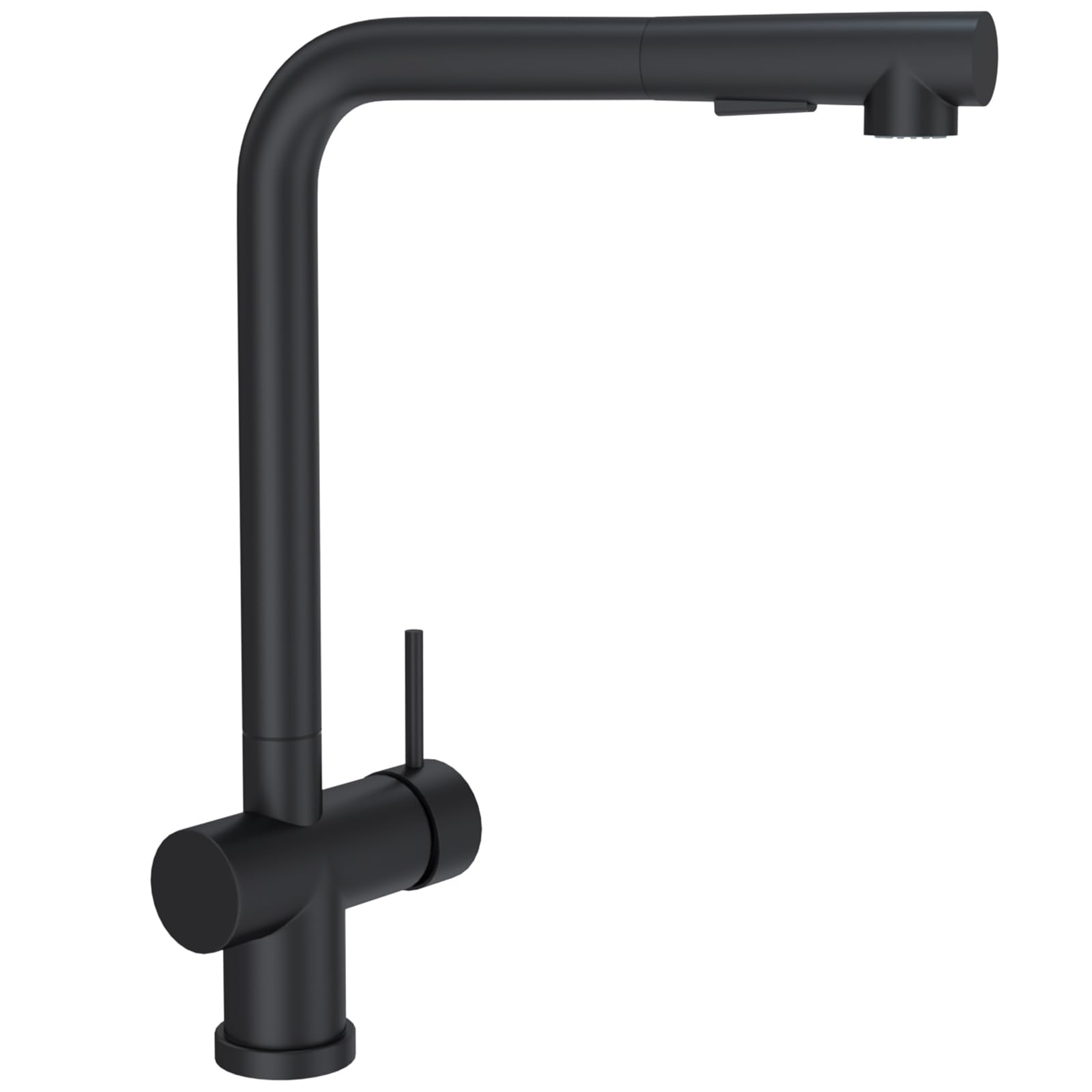 Wandmontage Küchenarmatur Mit Brause - 360° Schwenkbar Chrom 2 Hebel