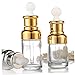 GALPADA 6pcs Essential Oil Dropper Bottles Empty Perfume Glass Bottles Dispenser Refillable for Travel Beauty